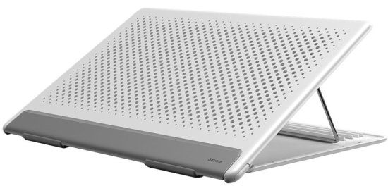 BASEUS prenosný stojan na notebook SUDD-2G, biela-šedá