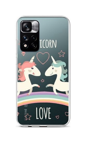 TopQ Kryt Xiaomi Redmi Note 11 Pro silikón Unicorn Love 68053