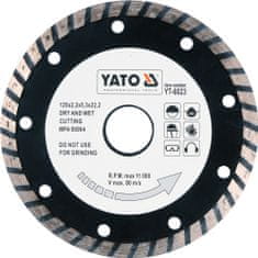 YATO  Kotúč diamantový 125 x 22,2 x 2,6 mm turbo