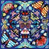 Štvorcové puzzle Kaleidoskop s motýľmi 500 dielikov