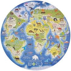 Okrúhle puzzle Ohrozený svet 1000 dielikov