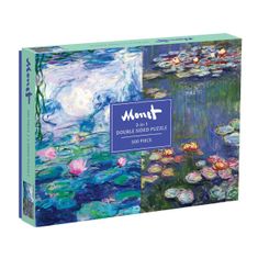 Galison Obojstranné puzzle Monet 500 dielikov