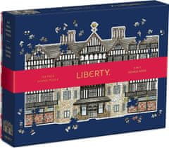 Galison Obojstranné puzzle 2v1 Liberty London Tudor Building 750 dielikov