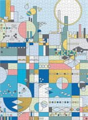 Galison Metalické puzzle Frank Lloyd Wright: Mesto pri mori 1000 dielikov