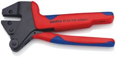 Knipex KNIPEX Kliešte lisovacie, viacúčelové, systémové s vymeniteľnými čelusťami - bez kufríka
