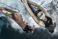 Michael Phelps Chlapčenské závodné plavky MPulse žltá/čierna 10 rokov / 140-146 cm