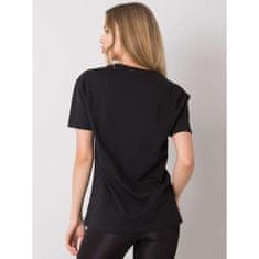 H&B Dámske tričko s potlačou KEMMA čierne HB-TS-3053.69P_360586 L