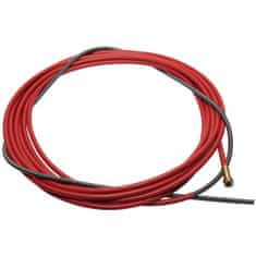 MOST Oceľový bowden červený 2,0 x 4,5 x 4400 mm pre drôt Ø 0,1 - 1,2 mm