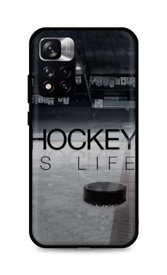 TopQ Kryt Xiaomi Redmi Note 11 Pro silikón Hockey Is Life 67931