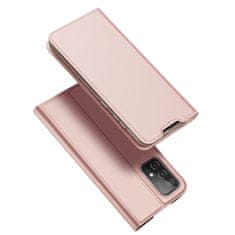 Dux Ducis Skin Pro knižkové kožené puzdro na Samsung Galaxy A73, ružové