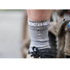 DexShell Nepremokavé ponožky Ultra Thin Crew Farba Navy-Lime, Veľkosť XL