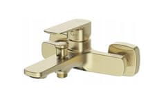 CERSANIT Larga, nástenná vaňová-sprchová batéria, zlatá matná, S951-378