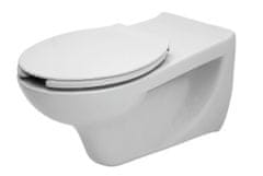 CERSANIT Etiuda, antibakteriálne toaletné sedátko pre handikepovaných, biela, K98-0002