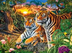 Castorland Puzzle Tigria rodina 2000 dielikov