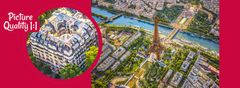 Cherry Pazzi Puzzle Pohľad na parížsku Eiffelovu vežu 1000 dielikov