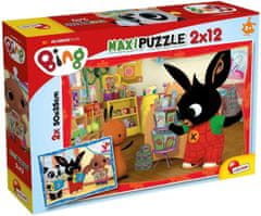 Lisciani Puzzle Bing MAXI 2x12 dielikov