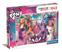 Clementoni Puzzle My Little Pony: Láskyplní poníky MAXI 104 dielikov