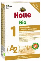 Holle Bio A2 počiatočné mlieko 1. od prvej fľaštičky 400 g x 3 ks
