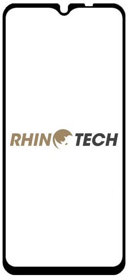 RhinoTech 2 Tvrdené ochranné 2,5D sklo pre Xiaomi Redmi 9 (Full Glue), čierna (RTX084)
