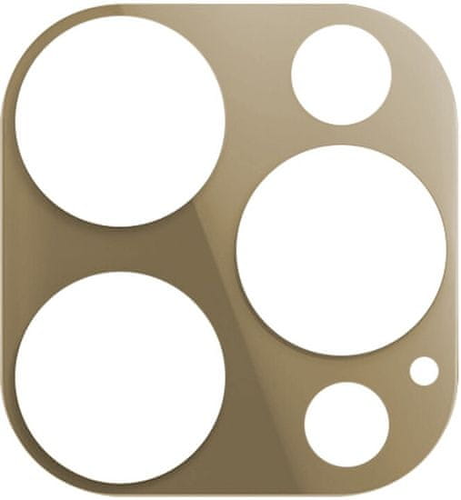 Coteetci Ochranné sklo fotoaparátu pre Apple iPhone 13 Pro/13 Pro Max, zlaté