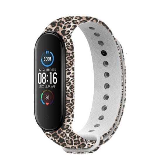 RhinoTech remienok pre Xiaomi Mi Band 5 RTACC089, motív gepard