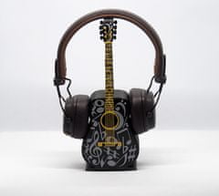 3D Special Stojan na slúchadlá v tvare gitary a v čierno zlatej kombinácii