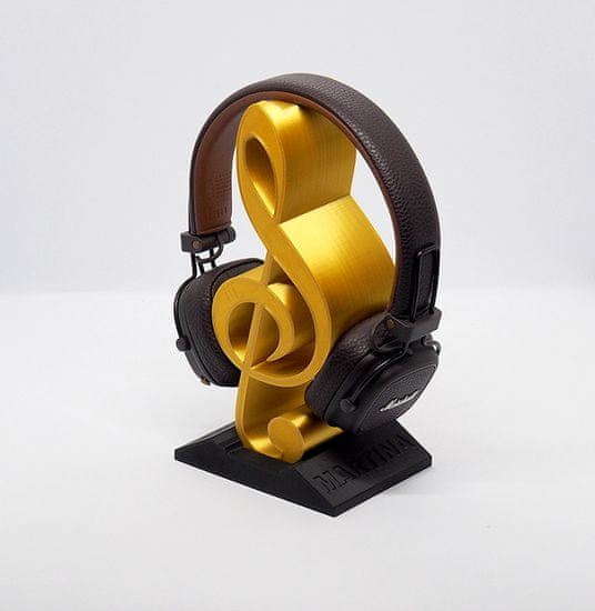 3D Special Stojan na slúchadlá v tvare huslového kľúča