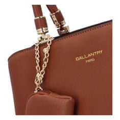 Gallantry Paris Elegantná dámska koženková kabelka Sirina, hnedá