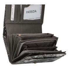Patrizia Pepe Dámska kožená peňaženka s motívom zvierat Lasine, sivá