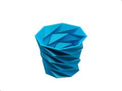 Kvetináč „Lola“ v dizajne Low poly, modrá, 12 cm