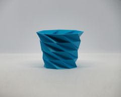 Kvetináč „Lola“ v dizajne Low poly, modrá, 12 cm