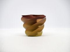 3D Special Kvetináč „Flora“ v dizajne Spiral, viacfarebná, 12 cm