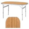 kempingový stôl Bamboo 120 x 80 cm