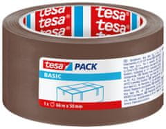 Tesa Baliaca páska tesapack Basic, páska na lepenie krabíc - na ľahké zásielky a balíky, 66m:50mm