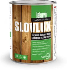 SLOVLAK Slovlux laková lazúra, červený smrek, 5L