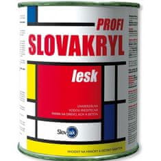 SLOVLAK Slovakryl PROFI lesk, 1000 biely (RAL 9003), 5kg