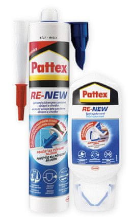 Henkel Pattex Re-New biely obnovovač silikónov