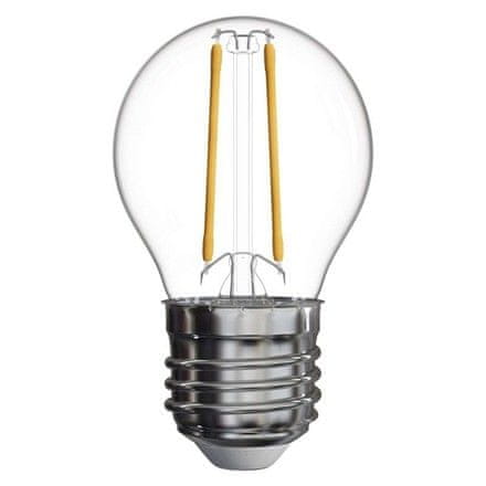 EMOS LED žiarovka Z74246 Žárovka LED Filament Mini Globe, 2W, E27, neutrální bílá