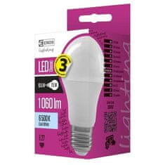 EMOS LED žiarovka ZQ5152 LED žárovka Classic A60 10,5W E27 studená bílá