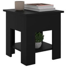 Vidaxl Konferenčný stolík čierny 40x40x42 cm kompozitné drevo