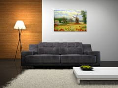 Peknastena Obrazy na stenu - Maľba Veterný mlyn 90x60cm