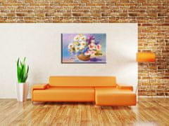 Peknastena Obrazy na stenu - Olejomaľba Letné kvety 90x60cm