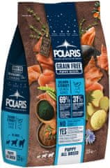 POLARIS bezobilné granule s čerstvým mäsom Junior All Breed s lososom a morčacím 2,5 kg