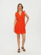 Vero Moda Dámske šaty VMNATALI 10263273 Cherry Tomato (Veľkosť L)