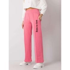 FANCY Dámske tepláky s rovnými nohavicami DENNISE pink FA-DR-6995.31X_378021 S-M