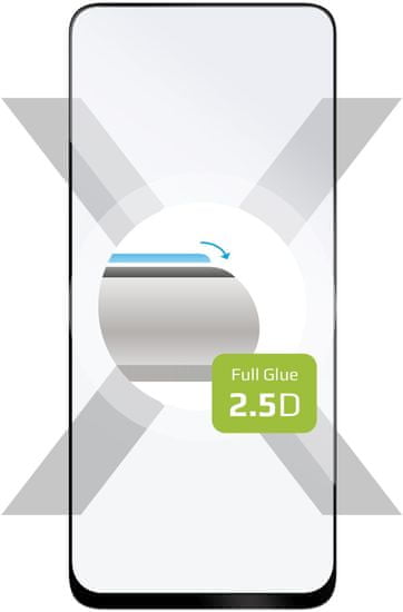 FIXED ochranné tvrdené sklo Full-Cover pre OnePlus Nord CE 2 5G, lepenie cez celý displej, FIXGFA-891-BK, číre/čierne