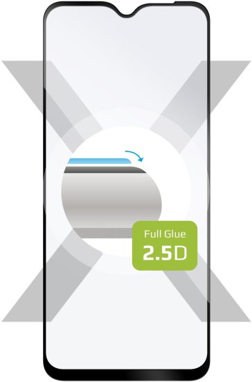 FIXED ochranné tvrdené sklo Full-Cover pre Samsung Galaxy M33 5G, lepenie cez celý displej , FIXGFA-922-BK, číre/čierne