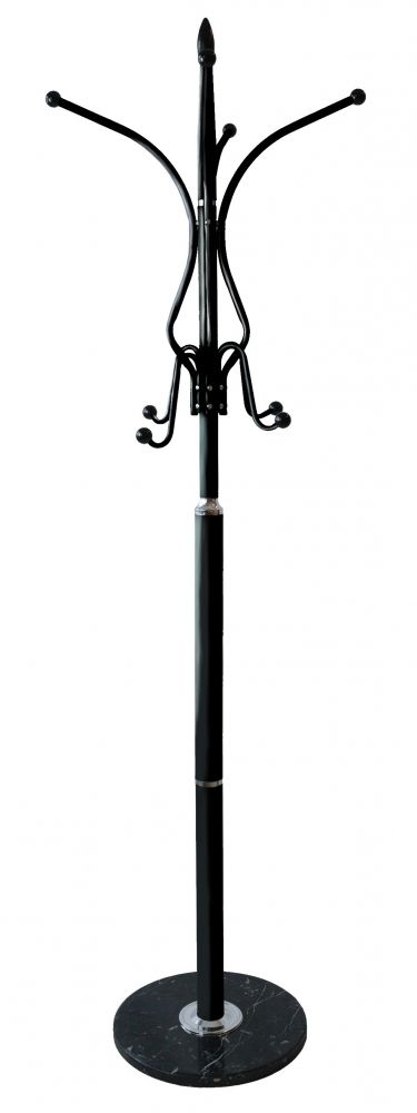 Artenat Stojanový vešiak Marble, 174 cm, čierna