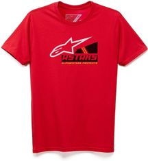 Alpinestars tričko ROLLER černo-žlto-bielo-červené M