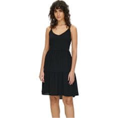 Jacqueline de Yong Dámske šaty JDYPIPER Regular Fit 15257312 Black (Veľkosť 40)